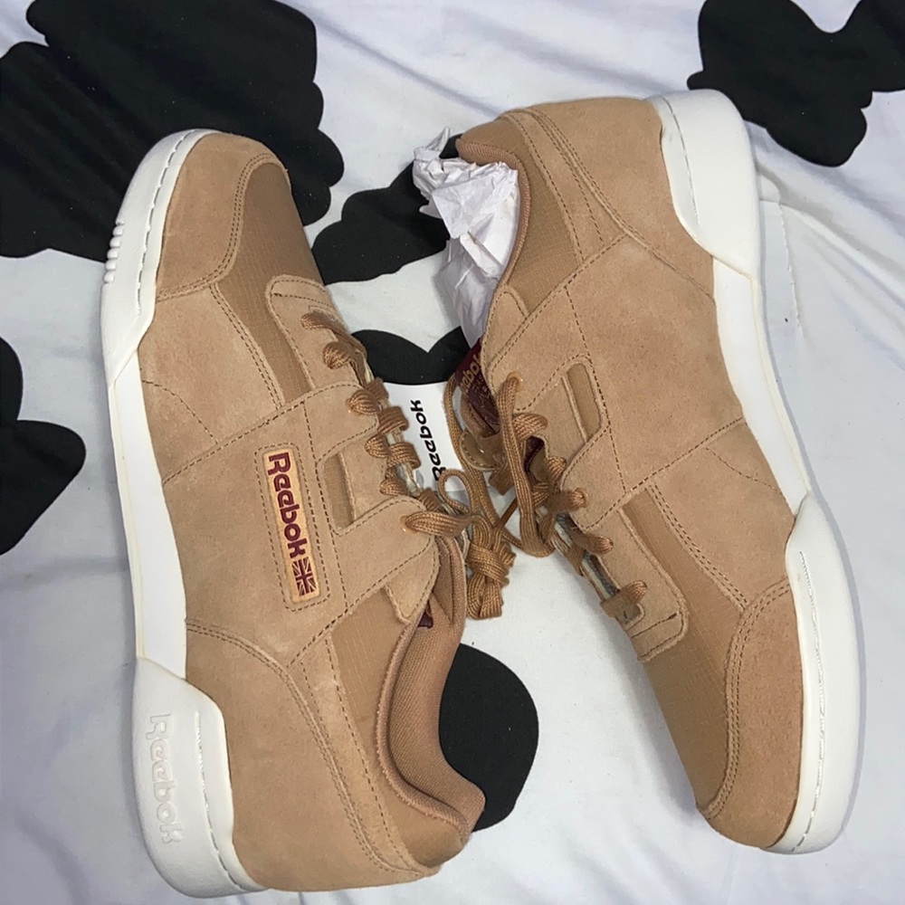 reebok classic tan suede